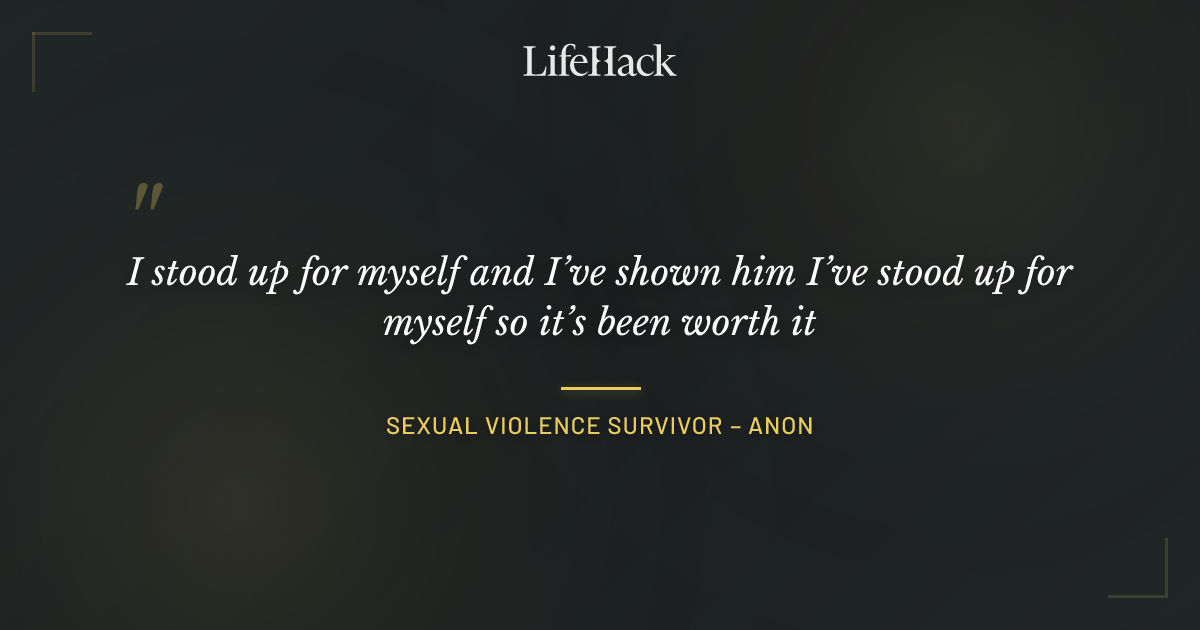 Quote by Sexual Violence Survivor – Anon
