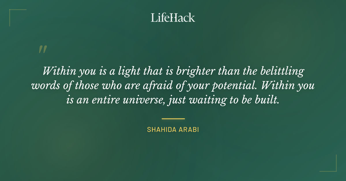 Quote by Shahida Arabi