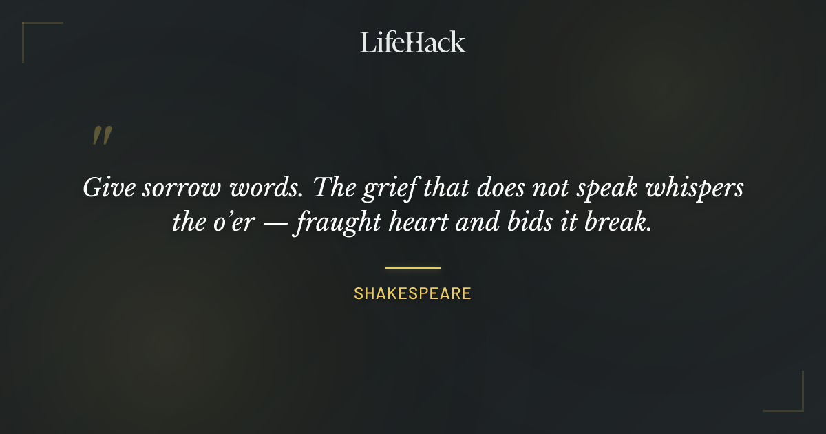 Quote by Shakespeare
