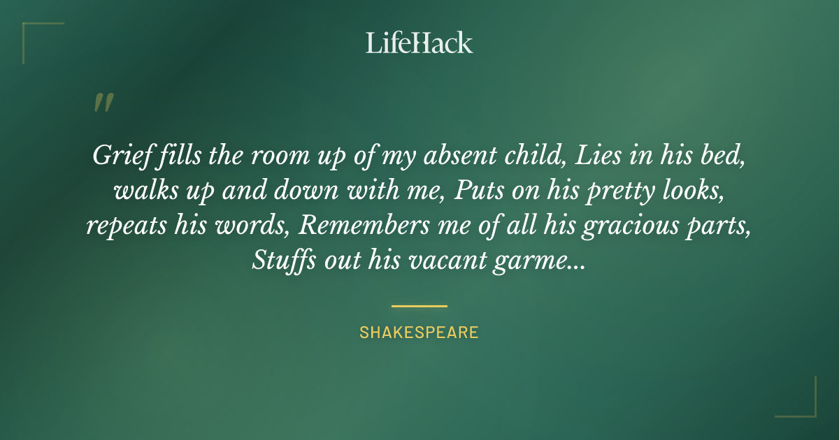 Quote by Shakespeare