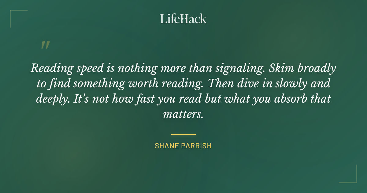Quote by Shane Parrish