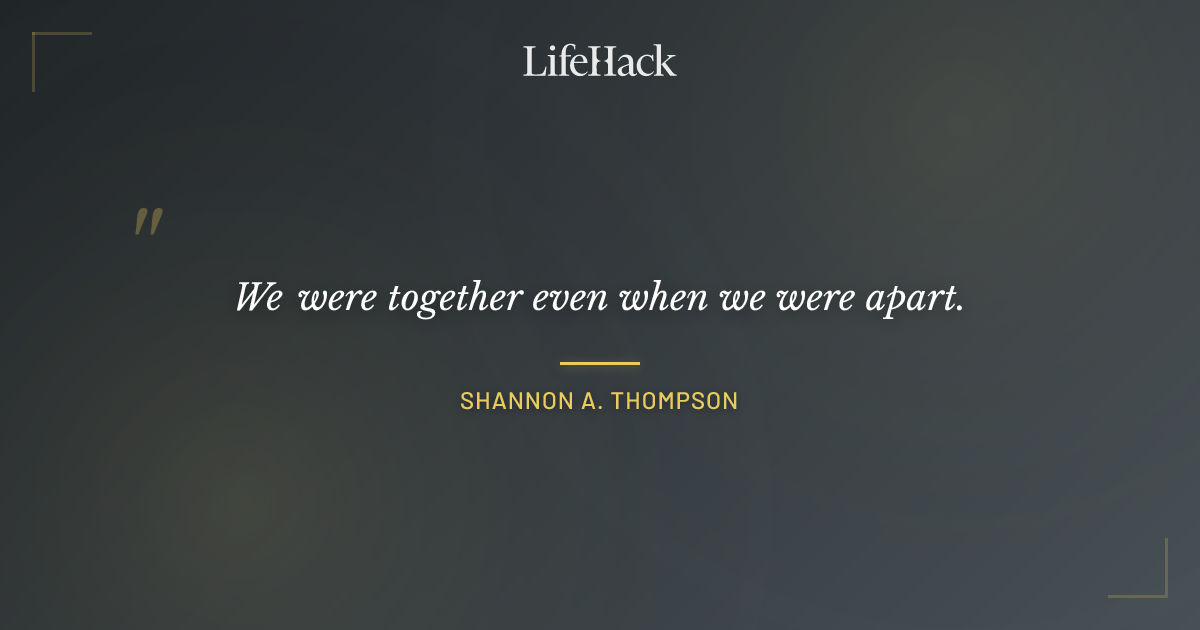 Quote by Shannon A. Thompson