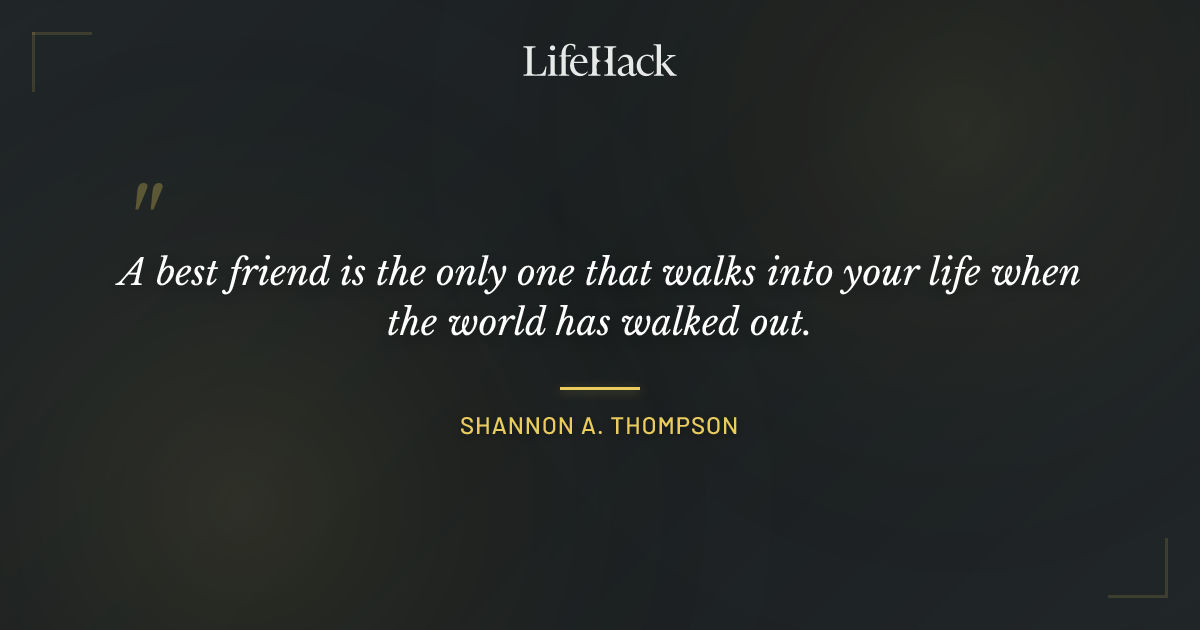 Quote by Shannon A. Thompson
