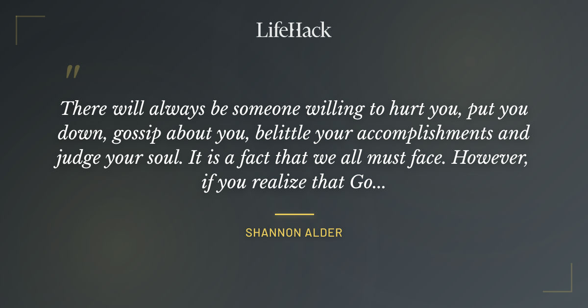 Quote by Shannon Alder