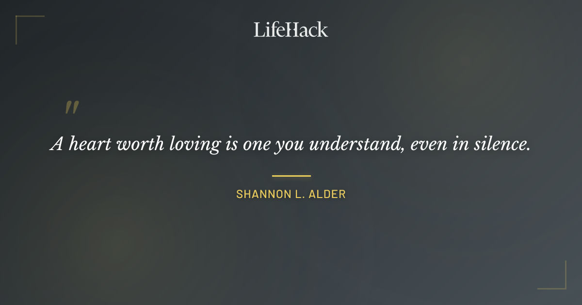 Quote by Shannon L. Alder