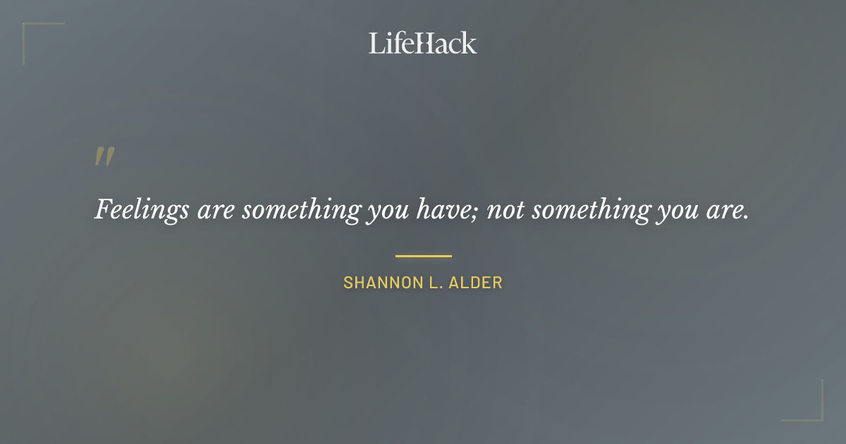 Quote by Shannon L. Alder