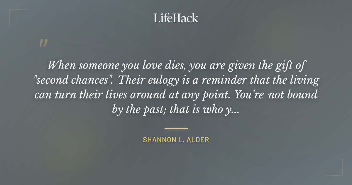 Quote by Shannon L. Alder
