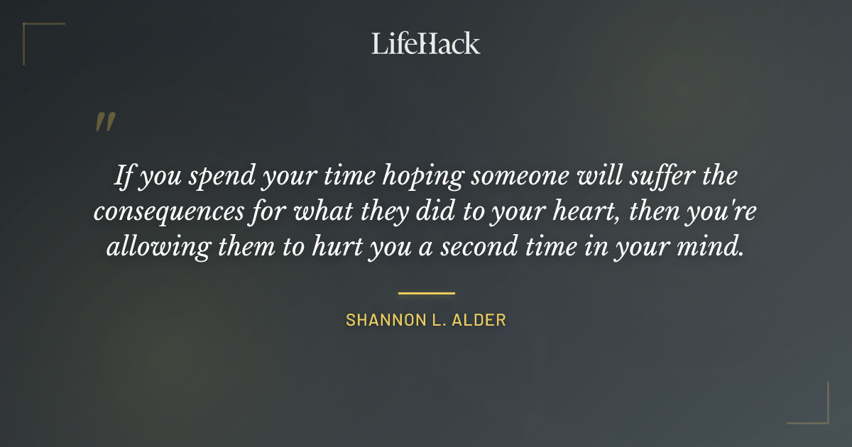 Quote by Shannon L. Alder