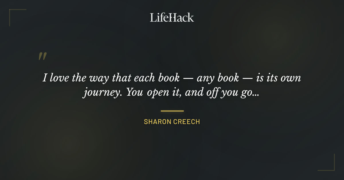 Quote by Sharon Creech