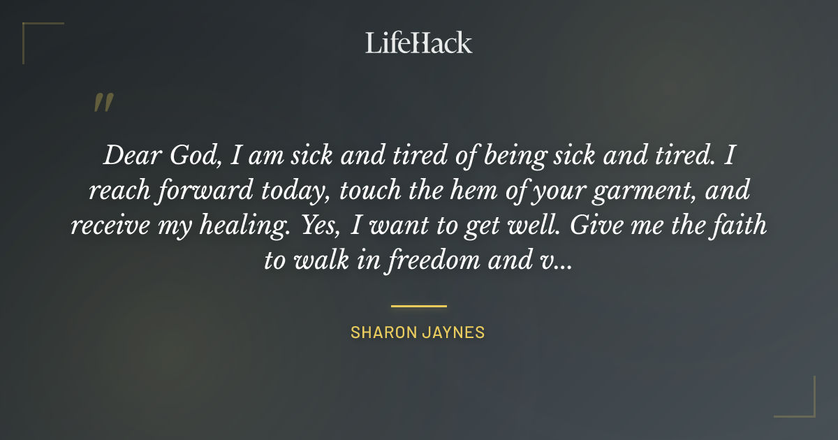 Quote by Sharon Jaynes