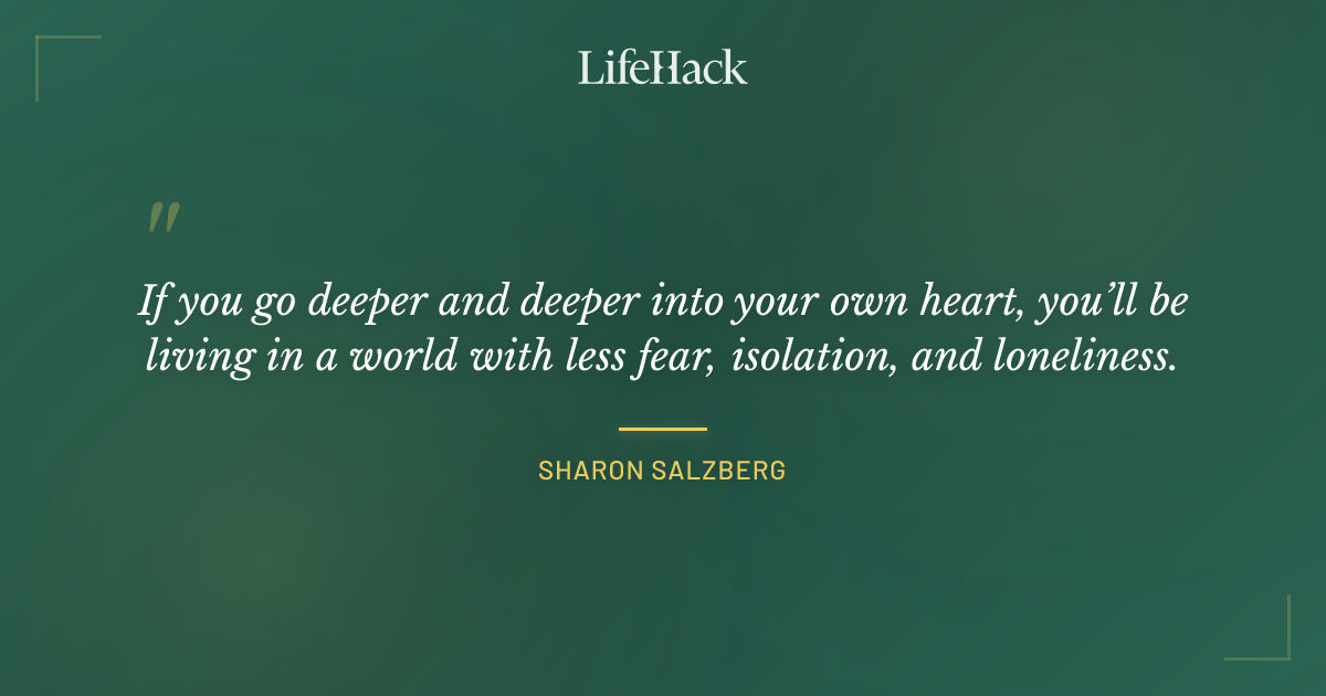 Quote by Sharon Salzberg