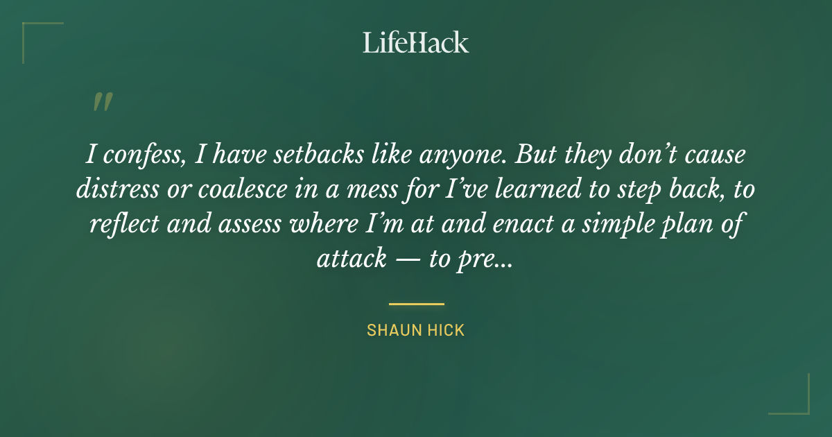 Quote by Shaun Hick