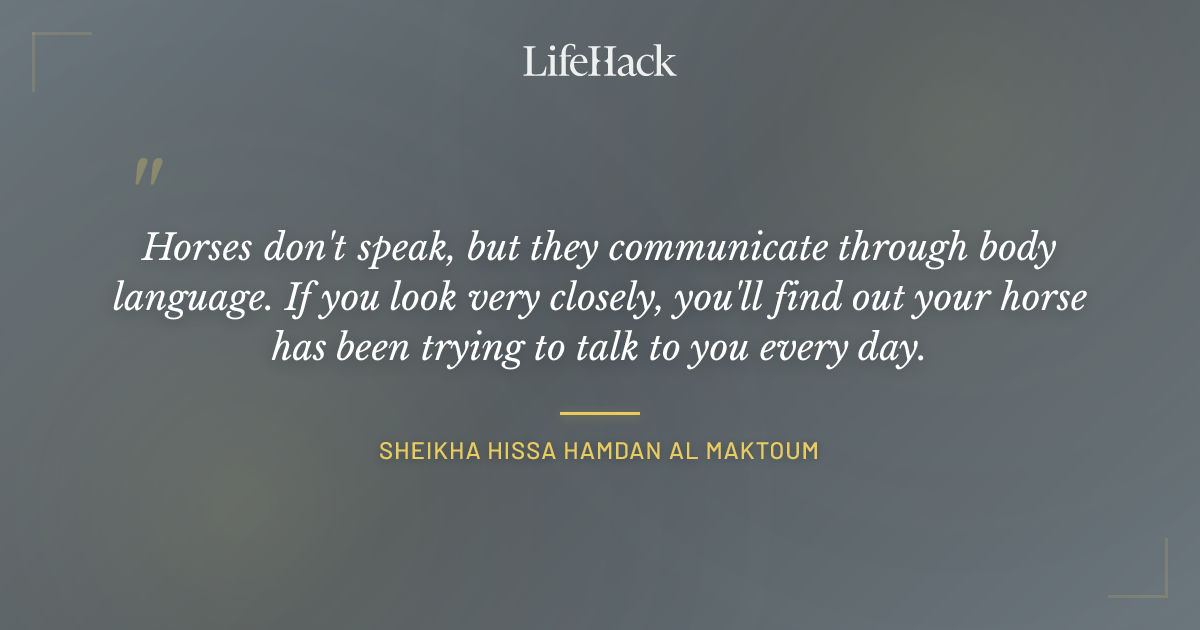 Quote by Sheikha Hissa Hamdan Al Maktoum