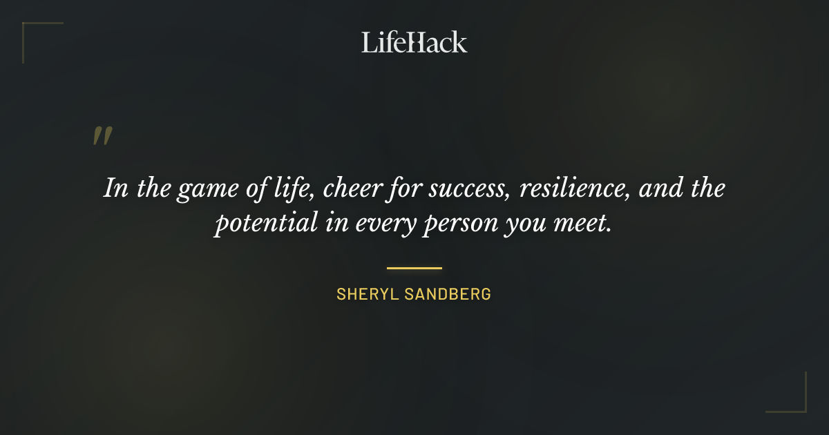 Quote by Sheryl Sandberg