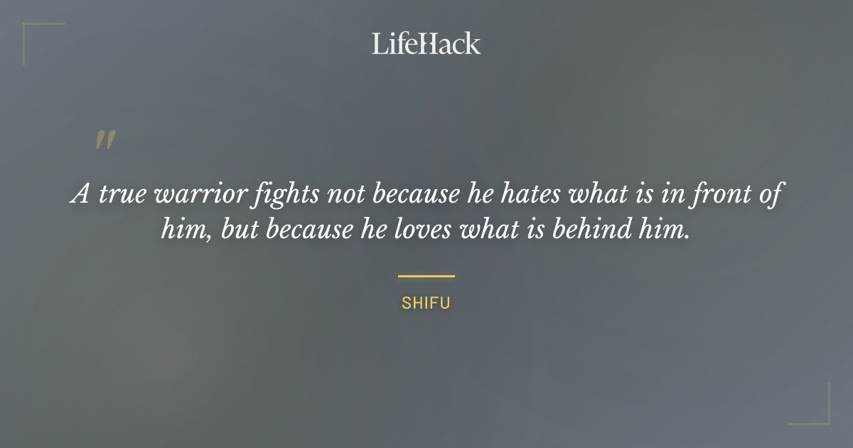 Quote by Shifu