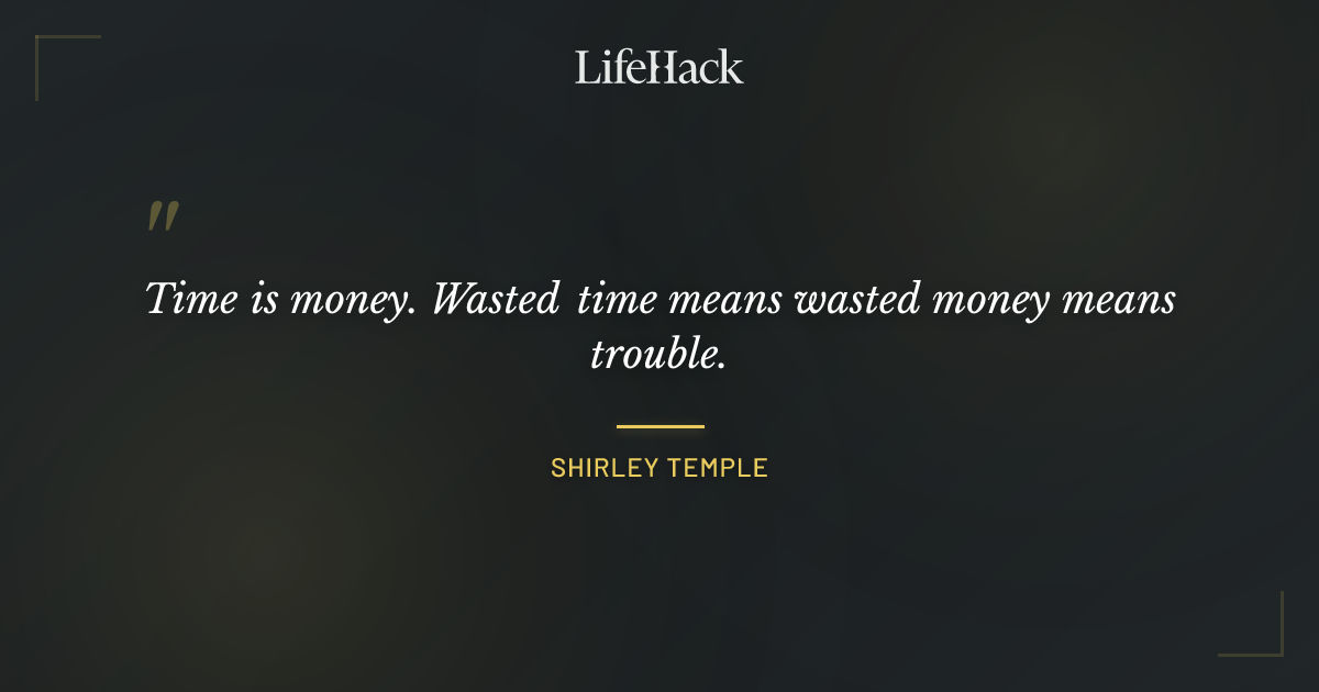 Quote by Shirley Temple