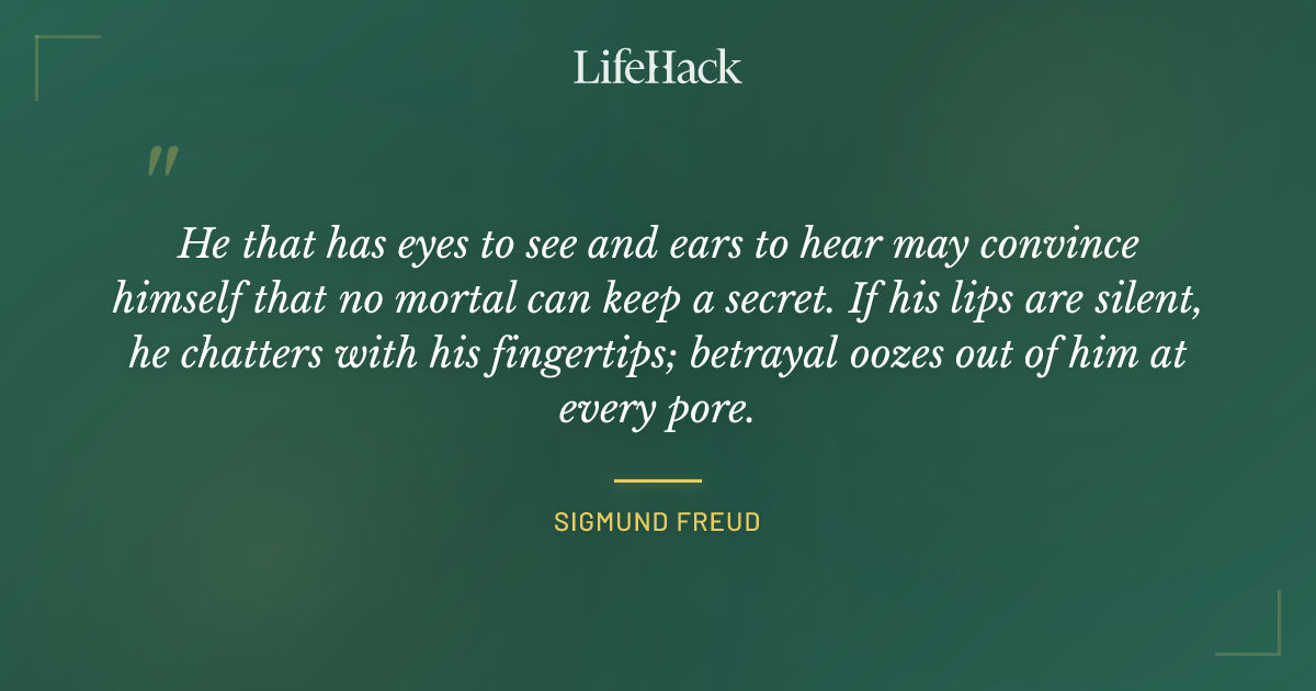 Quote by Sigmund Freud