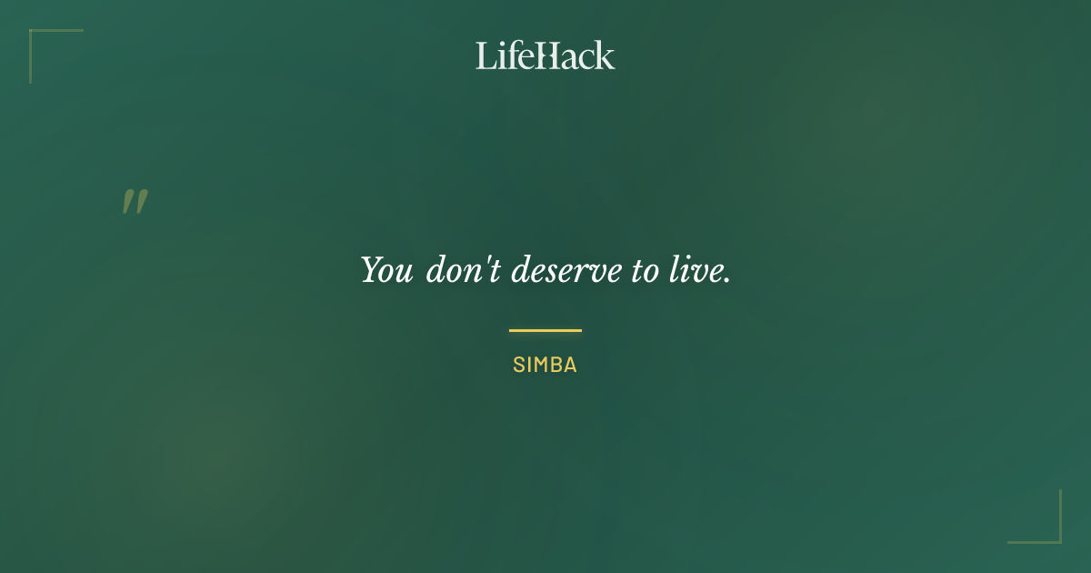 Quote by Simba