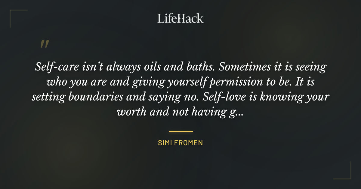 Quote by Simi Fromen