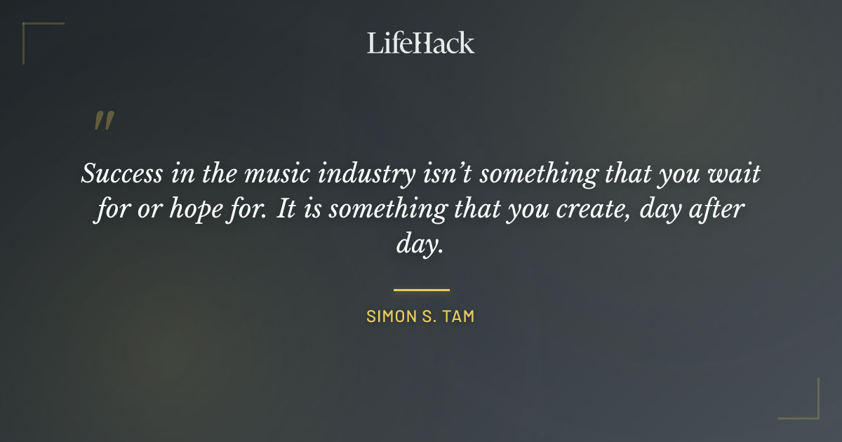 Quote by Simon S. Tam