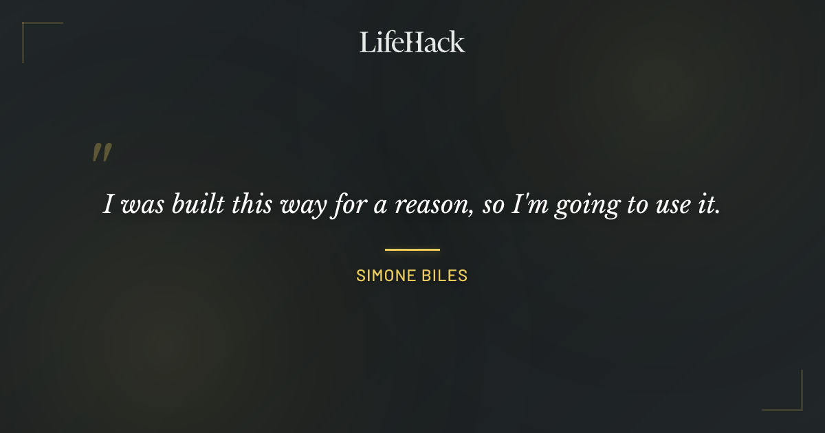 Quote by Simone Biles