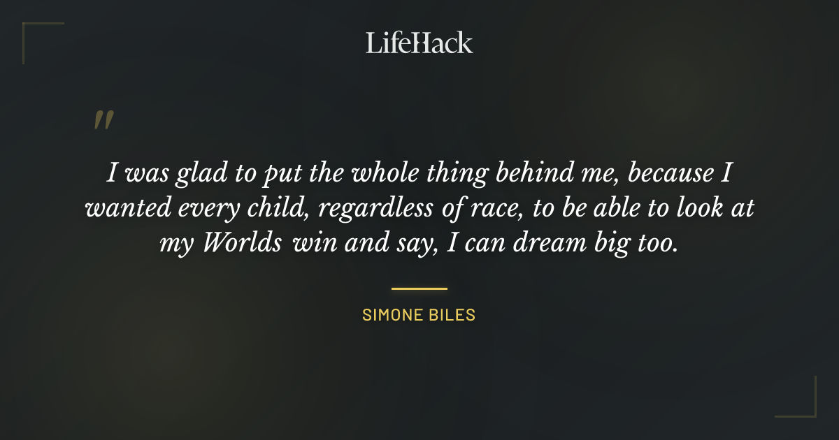 Quote by Simone Biles