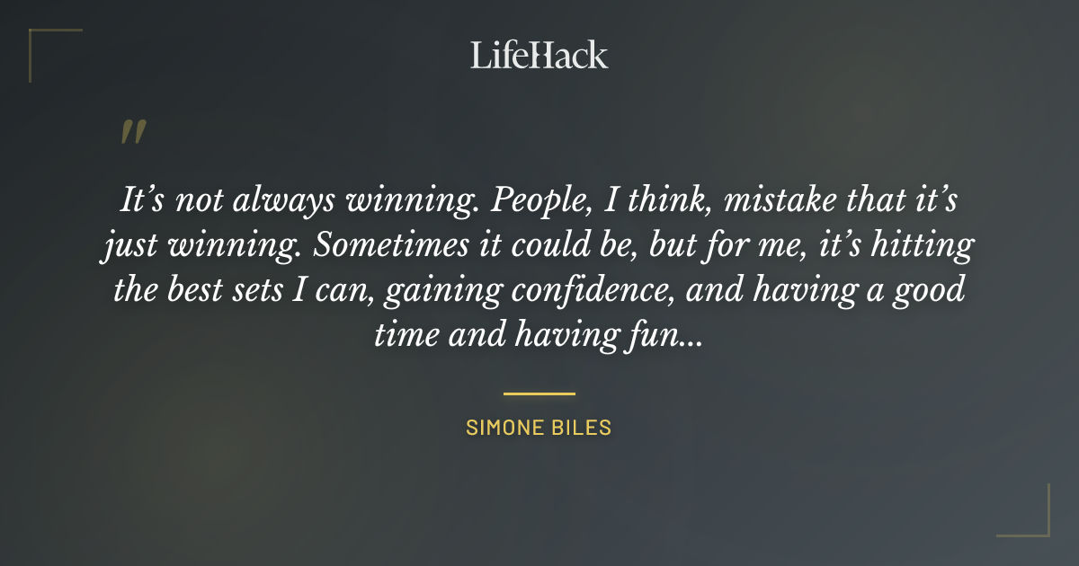 Quote by Simone Biles