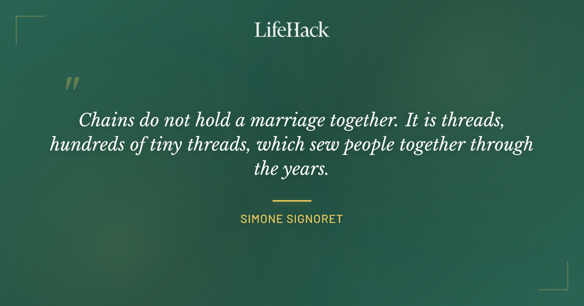 Quote by Simone Signoret