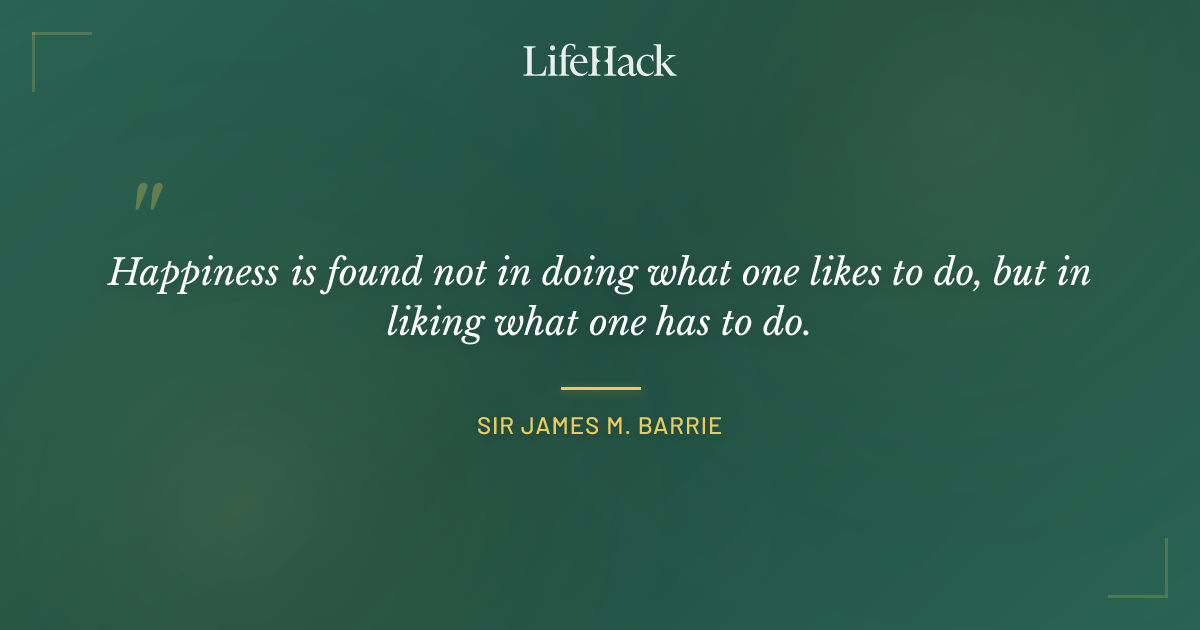 Quote by Sir James M. Barrie