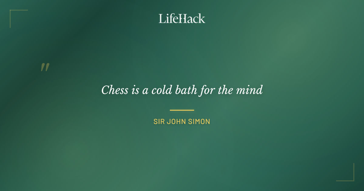 Quote by Sir John Simon