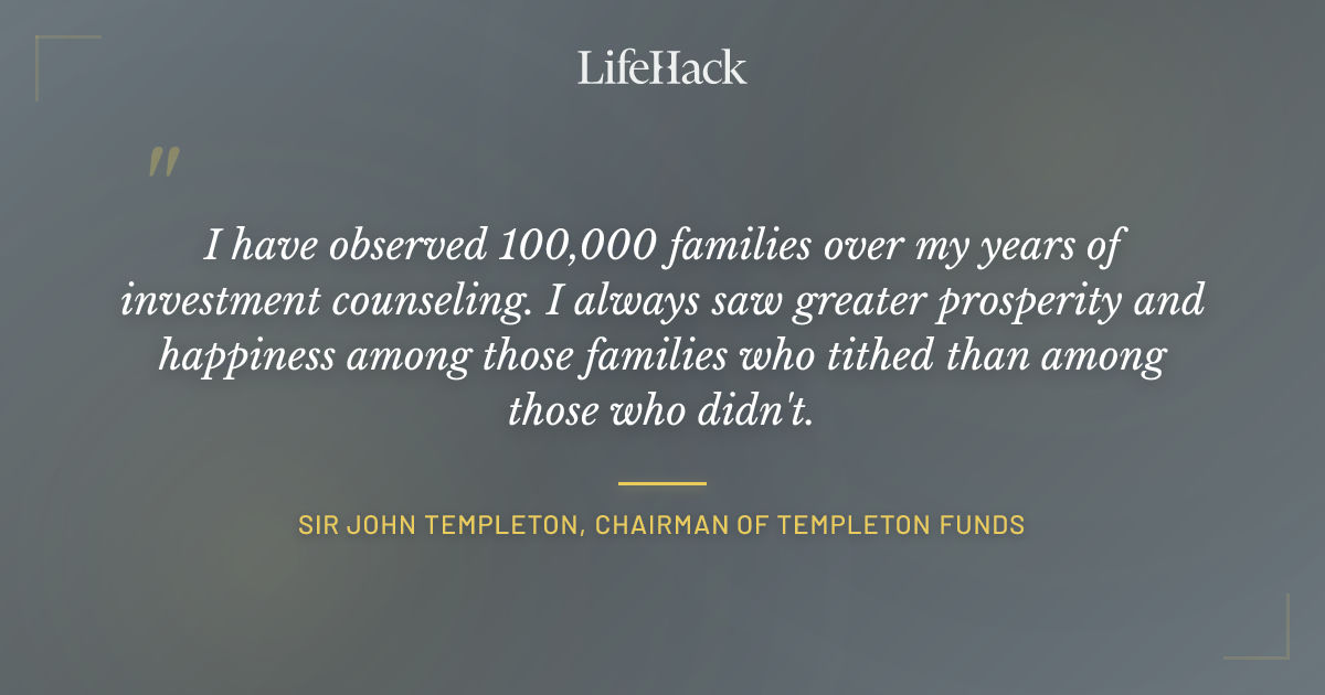 Quote by Sir John Templeton, chairman of Templeton Funds