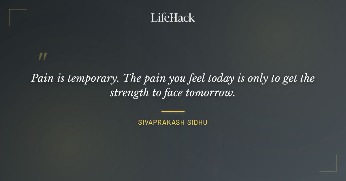Quote by Sivaprakash Sidhu