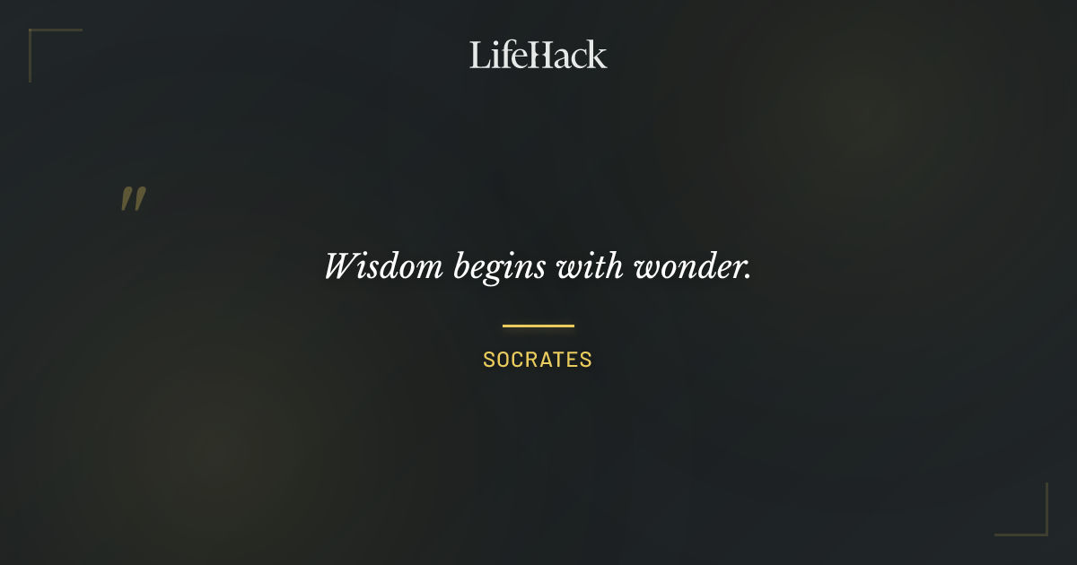 Quote by Socrates
