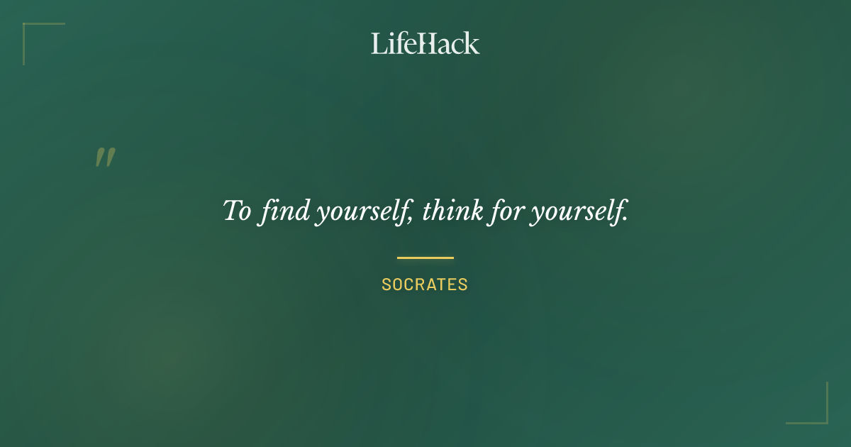 Quote by Socrates