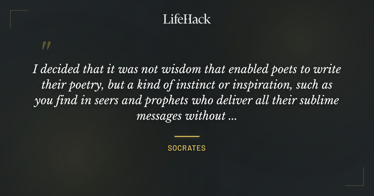 Quote by Socrates
