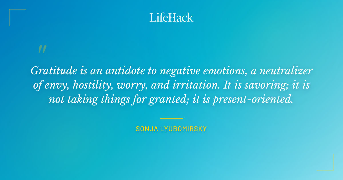 Quote by Sonja Lyubomirsky