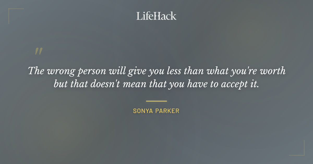 Quote by Sonya Parker