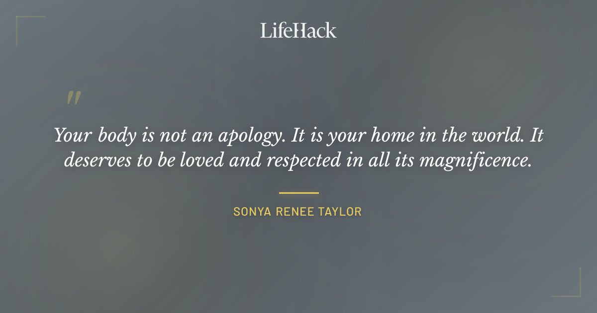 Quote by Sonya Renee Taylor