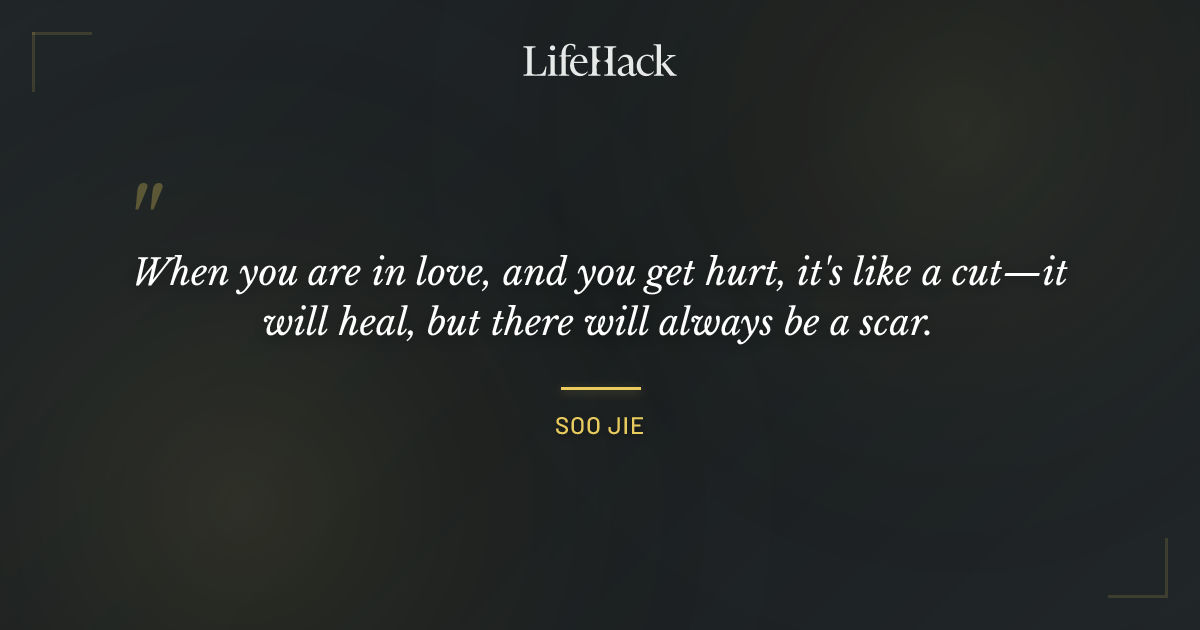 Quote by Soo Jie