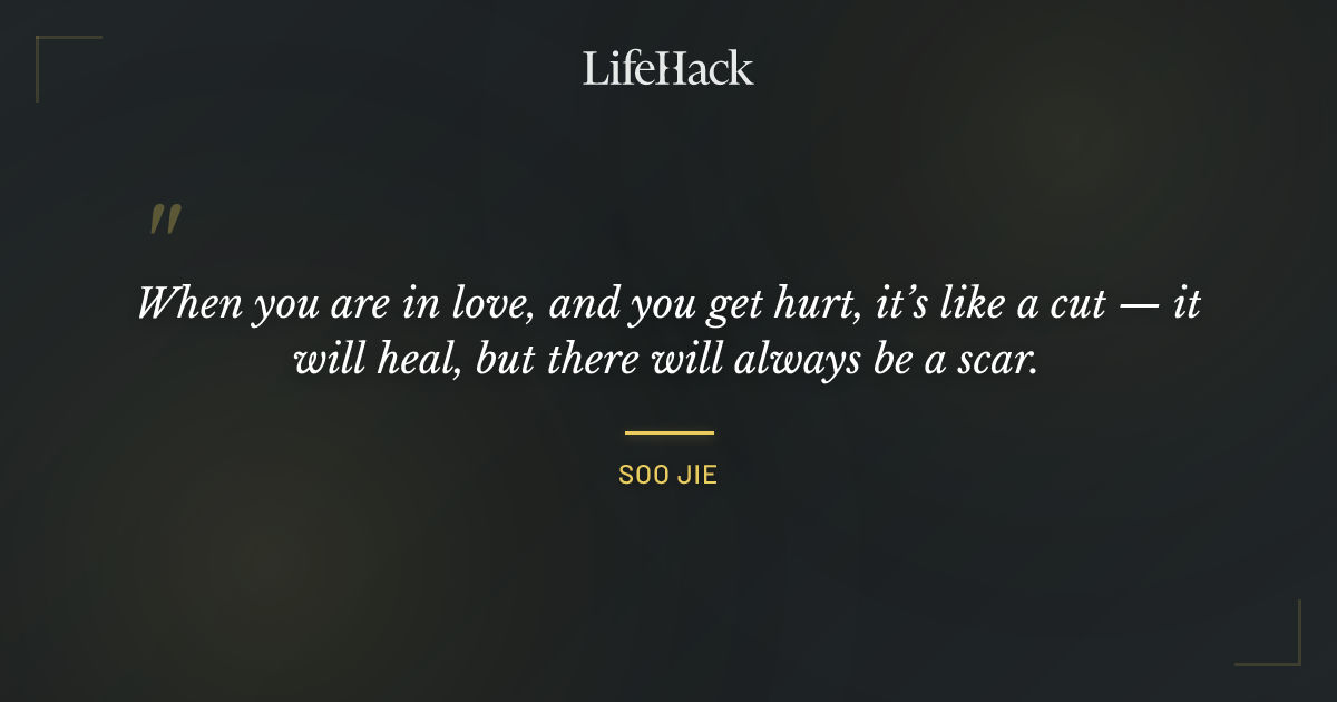 Quote by Soo Jie