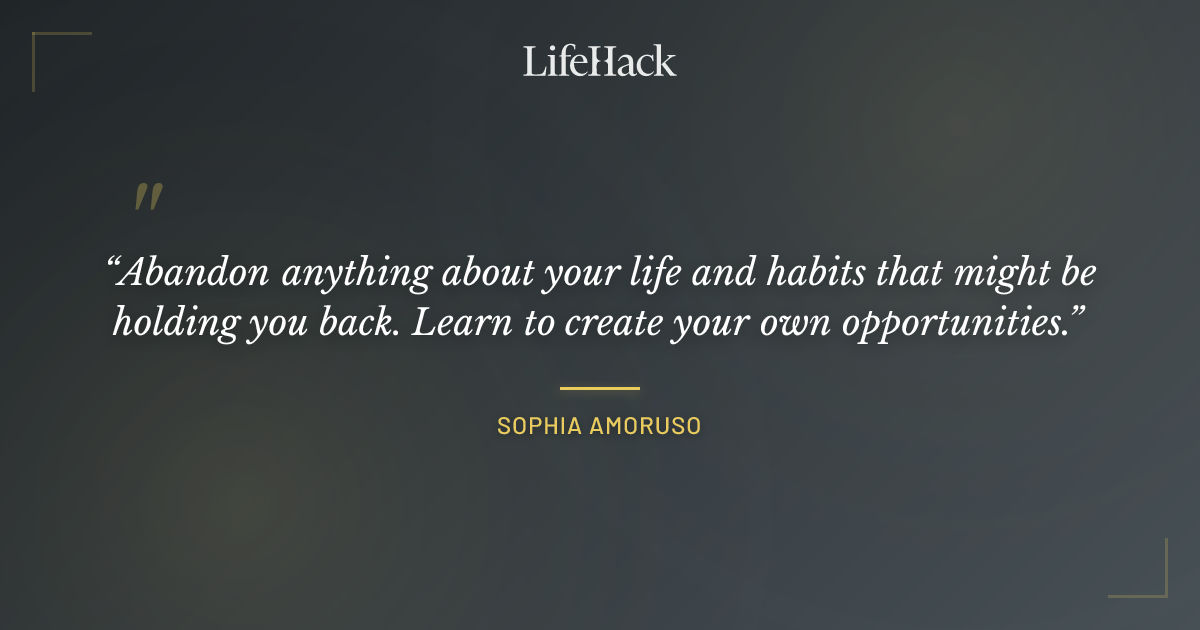 Quote by Sophia Amoruso