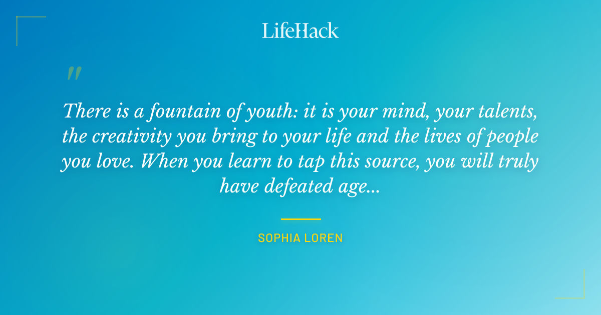 Quote by Sophia Loren