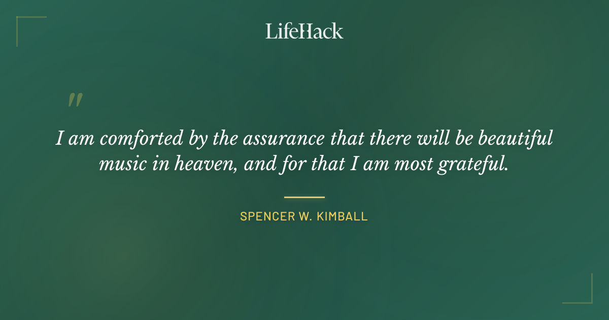 Quote by Spencer W. Kimball