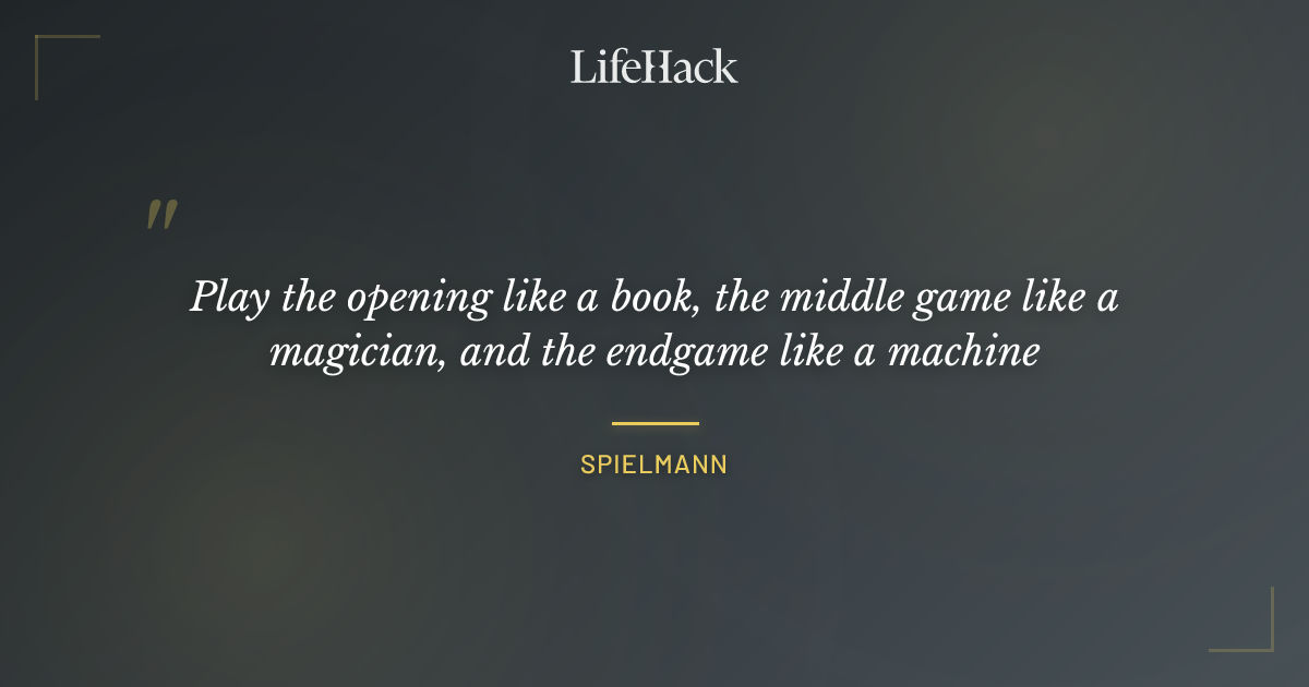 Quote by Spielmann