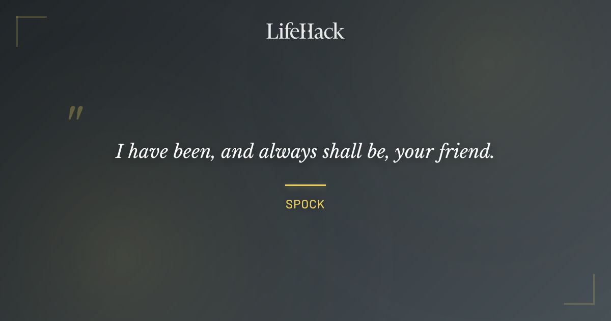 Quote by Spock