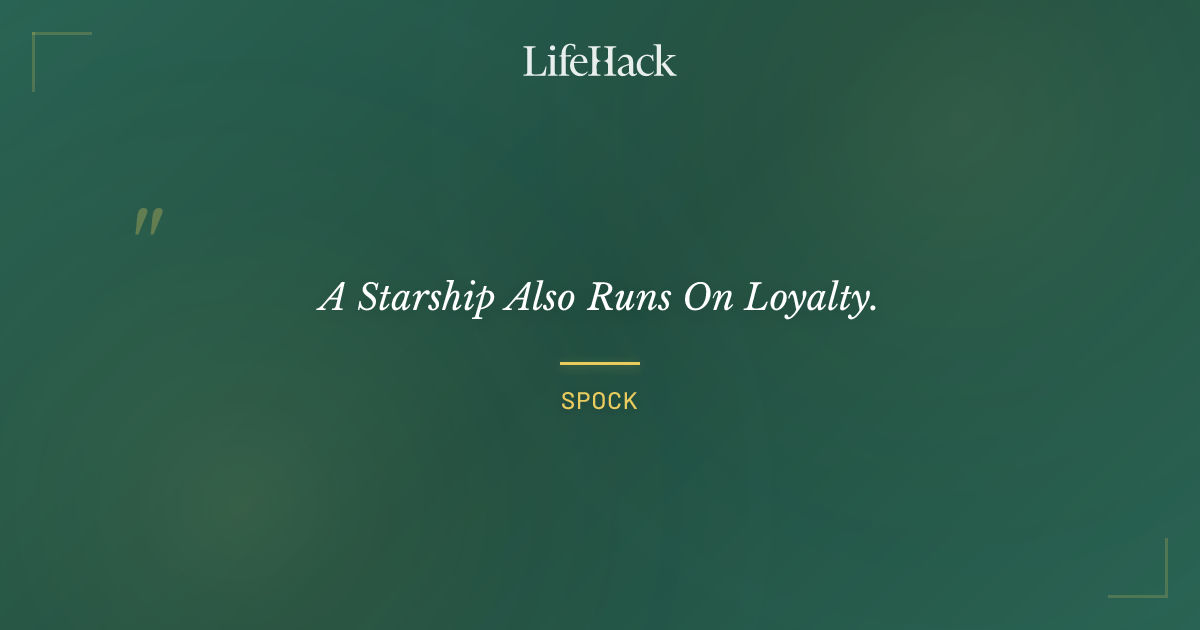 Quote by Spock