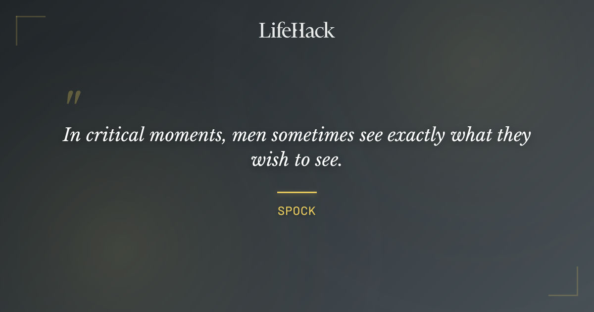 Quote by Spock
