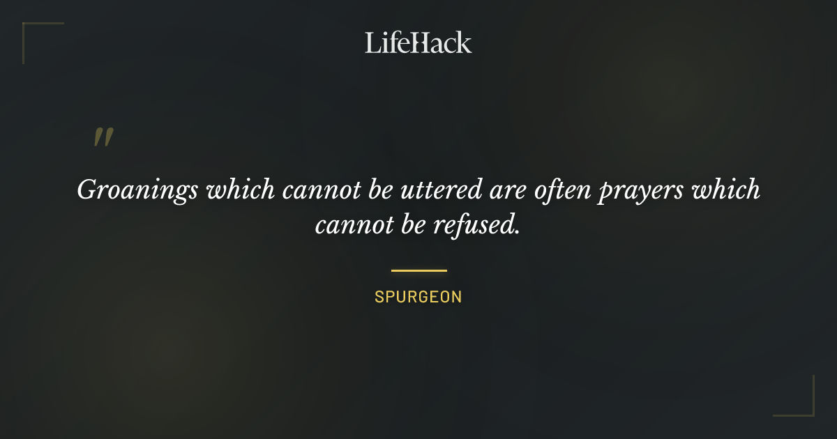 Quote by Spurgeon
