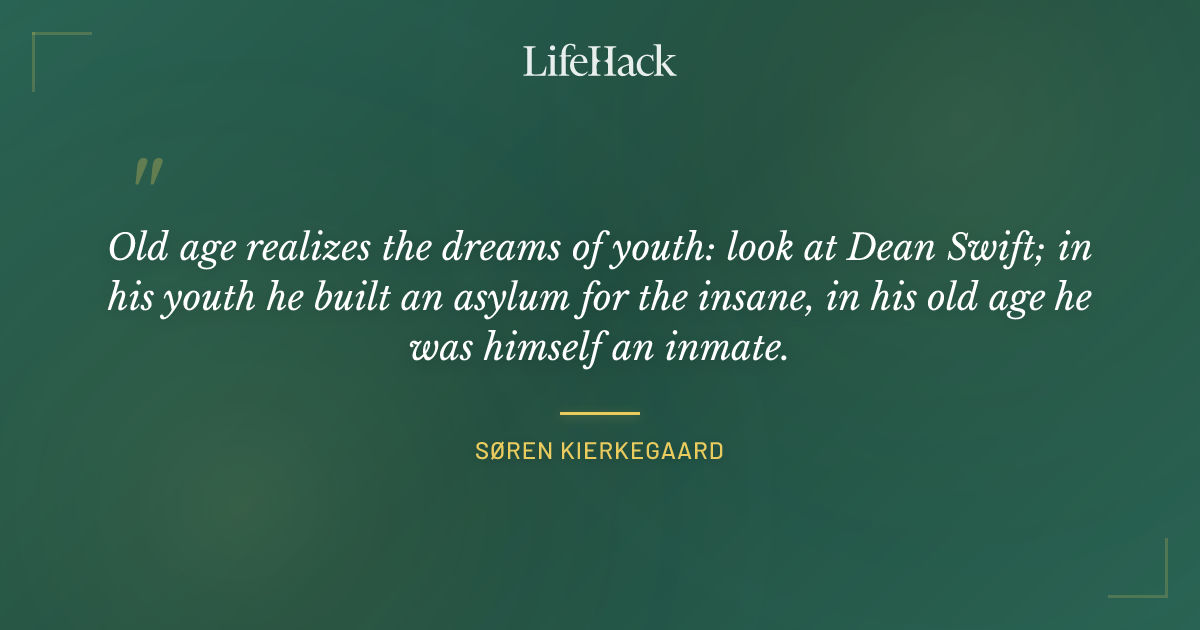 Quote by Søren Kierkegaard