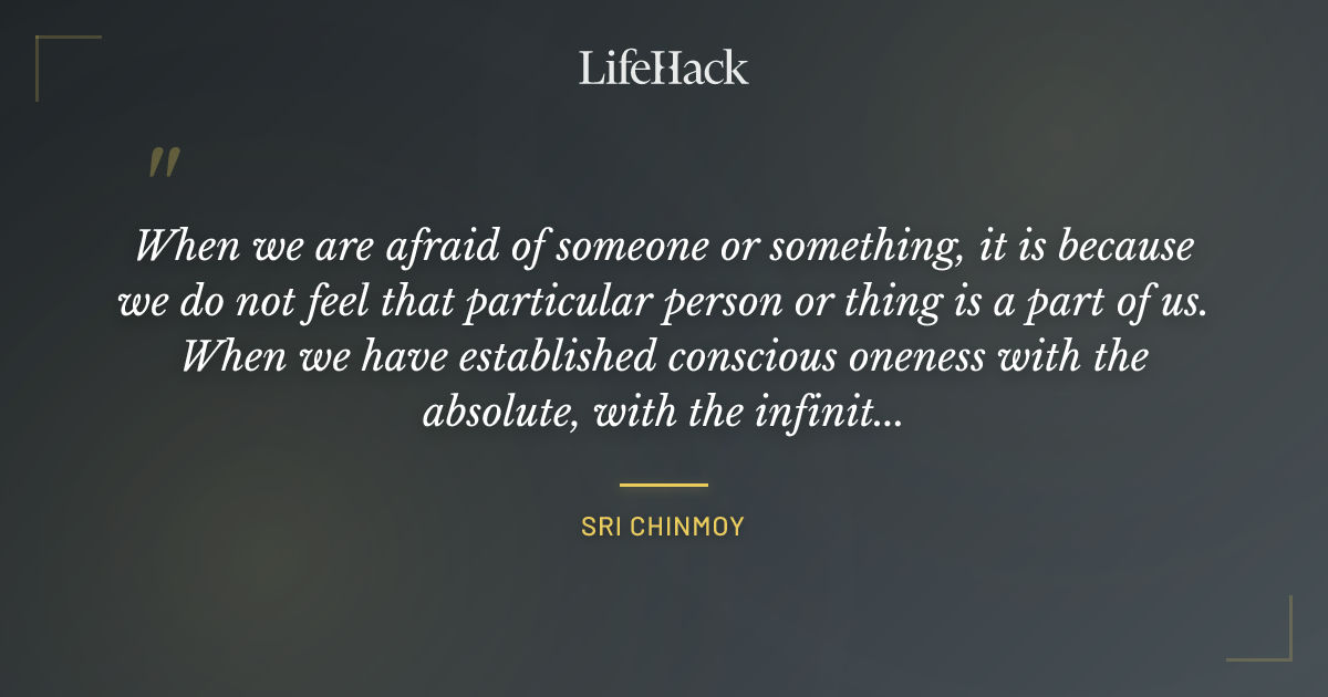 Quote by Sri Chinmoy